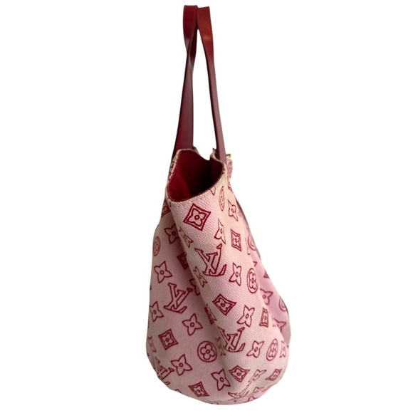 Louis Vuitton Monogram Red Canvas Cabas Ipanema - Picture 4 of 9